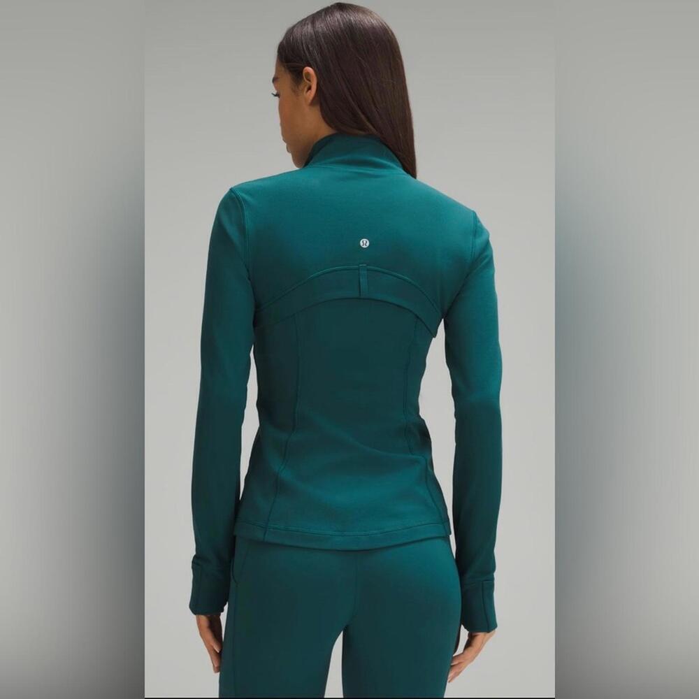 Lululemon Cropped Define Jacket *Nulu in Storm Teal Size 2 - Picture 7 of 9